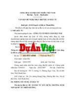 Đề xuất dự án Trường Mầm non Quốc tế Thiên Đường tỉnh Thanh Hóa  www.duanviet.com.vn  0918755356