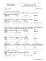 đề thi chính thức thpt quốc gia hóa học năm 2018 mã 206