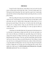 Tieu luan ly thuyet truyen thong mối liên hệ giữa truyền thông bạo lực với sự phát triển nhân cách trẻ em