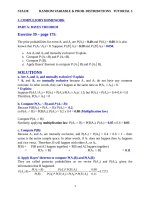 Tutorial solutions week 3a