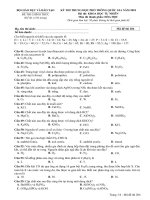 đề thi chính thức thpt quốc gia hóa học năm 2018 mã 204