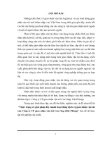 Thực trạng và giải pháp đẩy mạnh hoạt động dịch vụ giao nhận vận tải (logistics) tiểu luận cao học