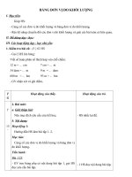 Giáo án Toán 5 chương 1 bài 10: Ôn tập Bảng đơn vị đo khối lượng