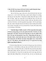 Tieu luan báo chí việt nam trong tiến trình toàn cầu hóa