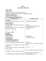 Giáo án Toán 4 chương 4 bài 1: Rút gọn phân số