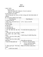 Giáo án Toán 4 chương 4 bài 1: Phân số