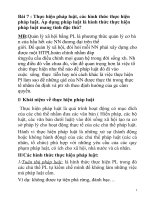 Thực hiện pháp luật Áp dụng pháp luật là hình thức thực hiện pháp luật mang tính đặc thù