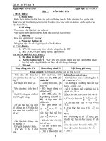 Giáo án 3 cột đại số lớp 9