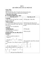 Giáo án Toán 4 chương 4 bài 1: Quy đồng mẫu số các phân số