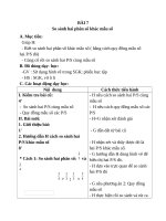 Giáo án Toán 4 chương 4 bài 1: So sánh hai phân số khác mẫu số