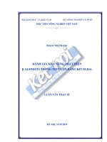 Đánh giá khả năng phát hiện βagonists trong thịt lợn bằng kit elisa