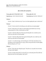 Đề cương ôn tập Quản trị chiến lược