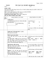 Giáo án toán lớp 4 tuần 1,2,3,4,5 năm 2018