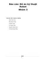 THIẾT KẾ, CHẾ TẠO ROBOT SCARA 3 BẬC TỰ DO