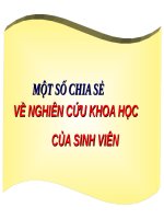 Hướng dẫn sinh viên nghiên cứu khoa học
