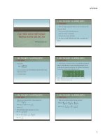 CÁC TIÊU CHÍ CHIẾT KHẤU TRONG ĐÁNH GIÁ DỰ ÁN