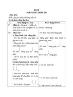 Giáo án Toán 4 chương 4 bài 2: Phép cộng phân số