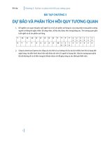 Môn tin học ứng dụng trong kinh doanh ThS. Nguyễn Kim Nam: BÀI tập CHƯƠNG 3