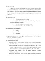 Nghiên cứu hệ thống giám sát bằng mã nguồn mở thử nghiệm tại Trường ĐH Đà Lạt