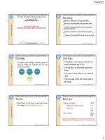 Slide bài giảng môn tin học ứng dụng trong kinh doanh ThS. Nguyễn Kim Nam: Gioi thieu mon hoc