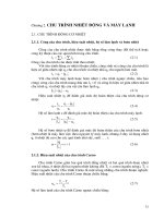 Giáo trình kỹ thuật nhiệtCHU TRÌNH NHIỆT ĐỘNG VÀ MÁY LẠNH
