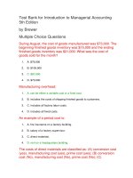 Test bank for introduction to managerial accounting 5th edition 