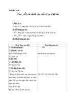 Trọn bộ giáo án Toán lớp 3  GV.Nguyễn Phi Hùng