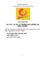 THIẾT KẾ BỘ ĐO TẦN SỐ SỬ DỤNG AT89C51 (070HZ) ĐẠI HỌC CÔNG NGHIỆP HÀ NỘI