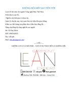 Thiết kế chuyền may nghiên cứu thao tác, chỉ dẫn thao tác công nhân may