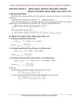 CHUYÊN ĐỀ 08   KHAI THÁC ĐỘ BẤT BÃO HÒA  TRONG PHẢN ỨNG ĐỐT CHÁY