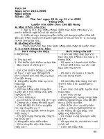 GIÁO án NÂNG CAO lớp 4 TUẦN 14 đến 16 