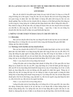 Đề án báo cáo lưu chuyển tiền tệ theo phương pháp gián tiếp ở Việt Nam
