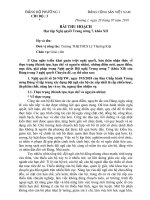 Bài thu hoạch Nghị quyết TW 7 khóa 12 Sóc Trăng