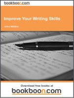 Improve your writing skills 