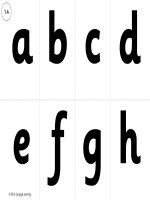 1 4 vocabulary cards back   letters and numbers 