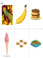 1 36 food vocabulary cards 