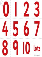 1 7 numbers and number dot cards 