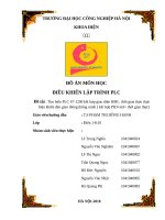 PLC hệ thống đèn giao thông