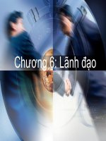Chương 6: Lãnh đạo quản trị học