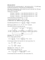 các công thức tính toán quá trình sấy lý thuyết
