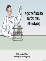Phân tích nước tiểu