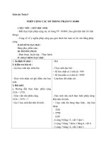 Trọn bộ giáo án Toán lớp 3  GV.Nguyễn Phi Hùng