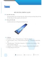 Đèn dương lắp nổi phòng sạch