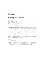 bài tập đại số tuyến tính tập 2  đại học KHTN