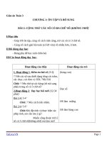 Giáo án Toán 3 chương 1 bài 2: Cộng, trừ các số có 3 chữ số (không nhớ)