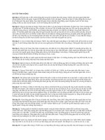 Các dạng bài tập tình huống luật kinh tế