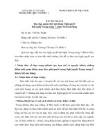 Bài thu hoạch nghị quyết trung ương 7 khóa XXII