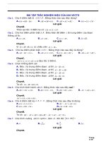 BÀI tập TRẮC NGHIỆM HIỆU của HAI VECTO 