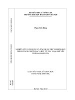 Nghiên cứu xây dựng và ứng dụng thử nghiệm quy trình tách chiết RNA virút từ các loại nhuyễn thể hai mảnh vỏ 