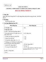 Giáo án Toán 3 chương 2 bài 24: Bảng nhân 9